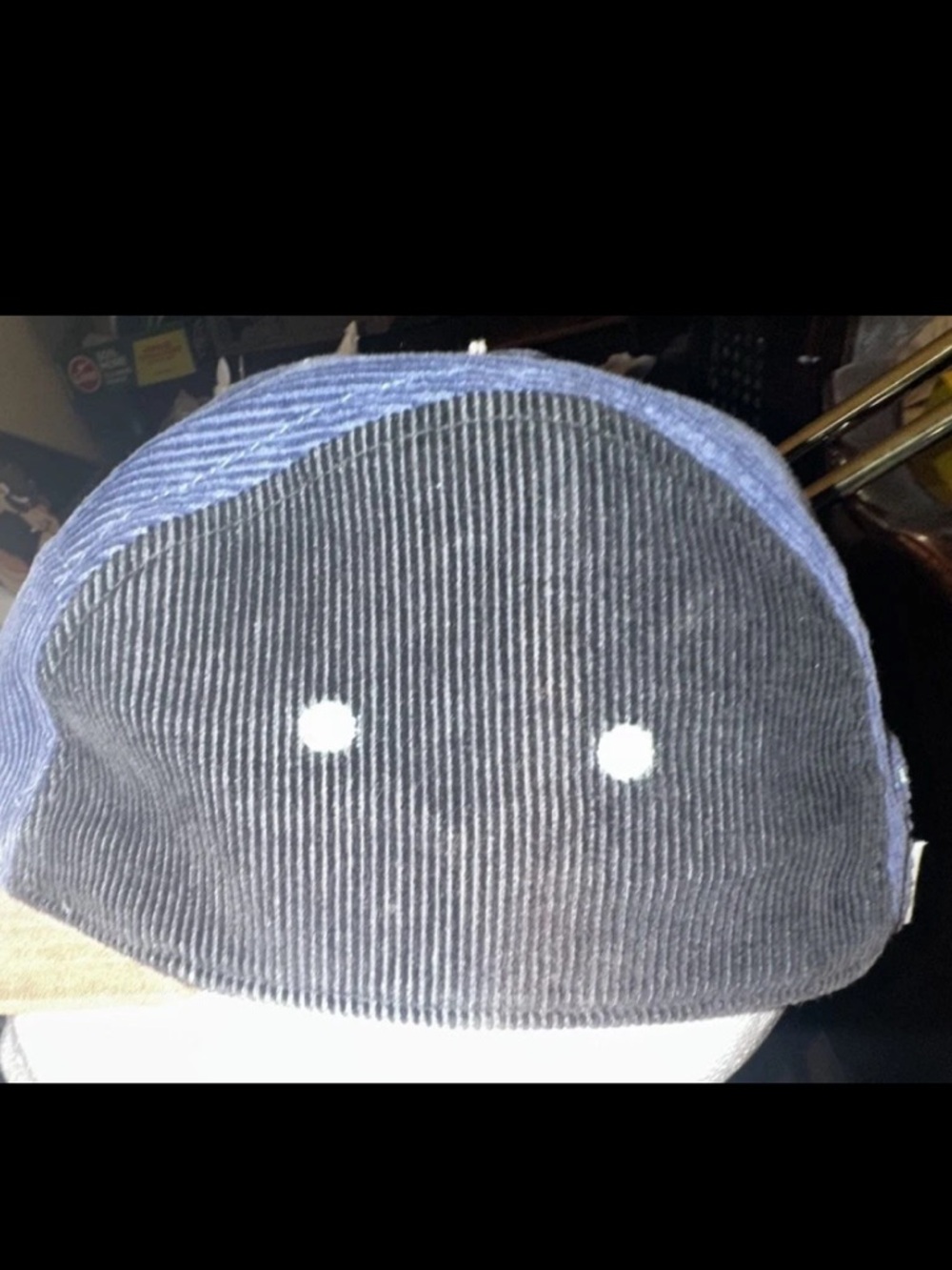 Adidas vintage Y2K Ball Cap Corduroy Unisex EUC - Picture 5 of 5